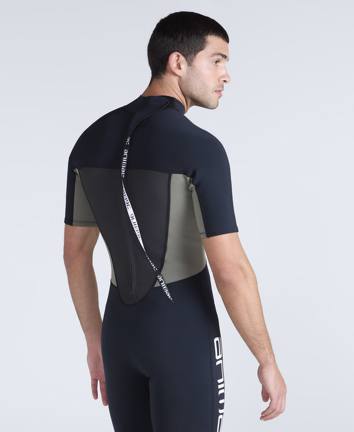 Slater Mens 2mm Shorty Wetsuit - Black