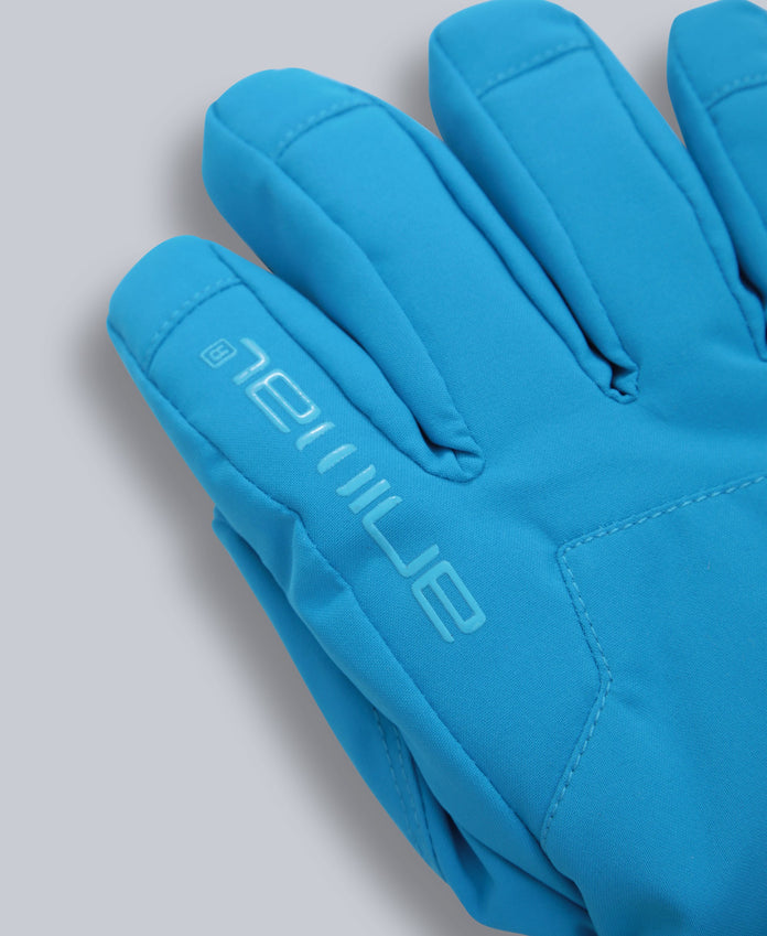 Polar Kids Waterproof Ski Glove & Accessories Set - Blue