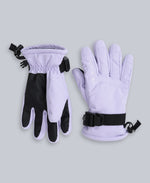 Polar Kids Waterproof Ski Glove & Accessories Set - Lilac