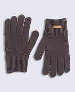 Rowan Knitted Gloves - Brown