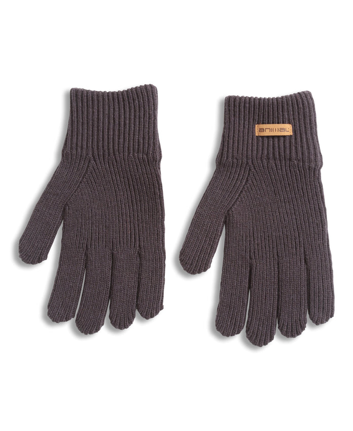 Rowan Knitted Gloves - Brown