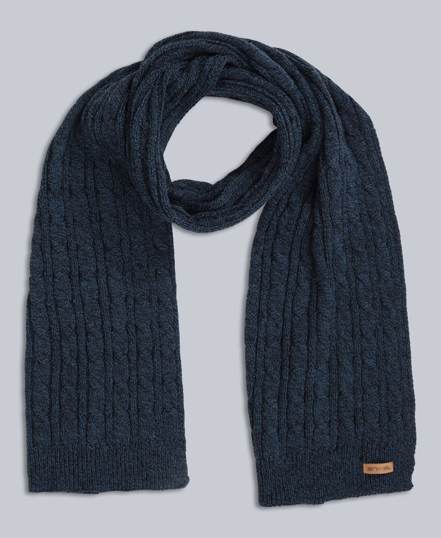Drew Knit Scarf - Navy