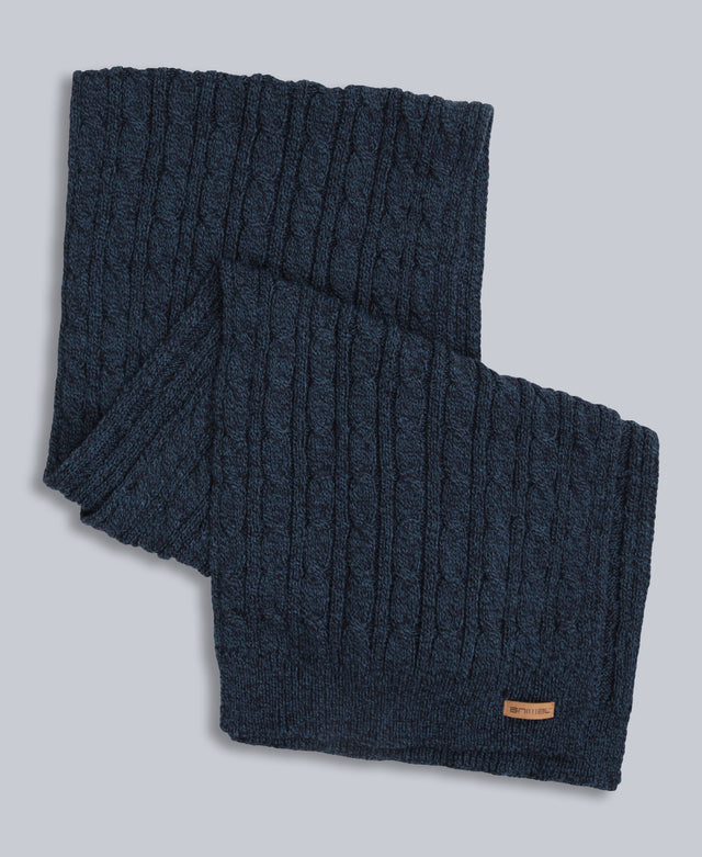 Drew Knit Scarf - Navy