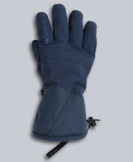 Glacier Mens Herringbone Ski Gloves - Blue