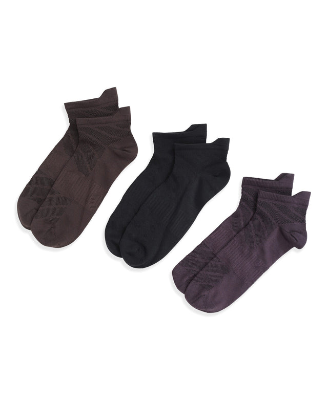 Casey Cotton Rich Trainer Socks- 5 Pack - Light Beige