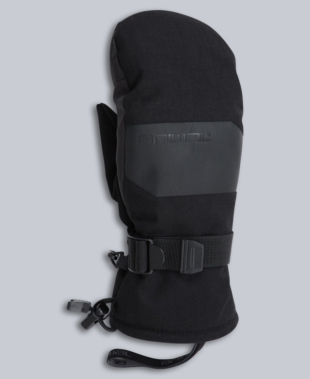 Apres Womens Ski Mitten - Black