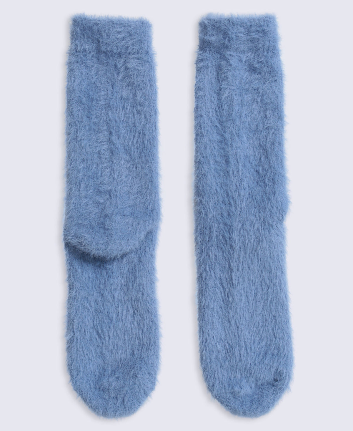 Darcie Womens Cosy Eyelash House Socks - Blue