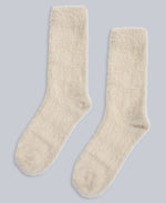 Darcie Cosy Womens House Socks - Light Beige