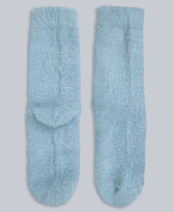 Darcie Cosy Womens House Socks - Pale Green