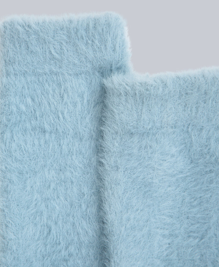 Darcie Cosy Womens House Socks - Pale Green