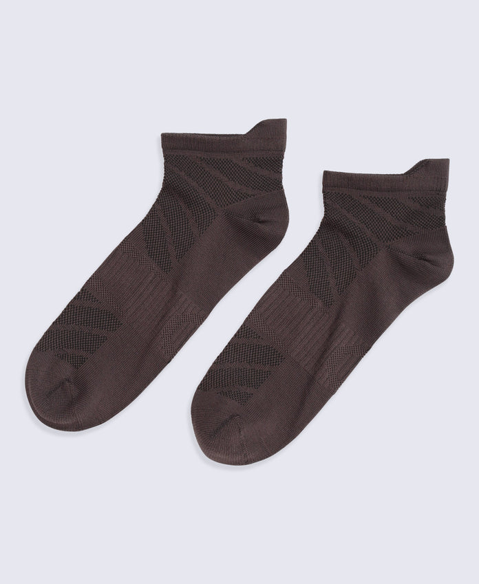 Ocea Womens Lightweight Trainer Socks 3-Pack - Dark Beige