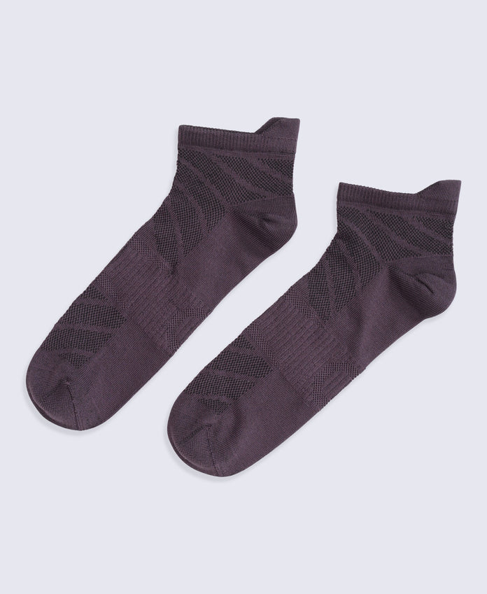 Ocea Womens Lightweight Trainer Socks 3-Pack - Dark Beige