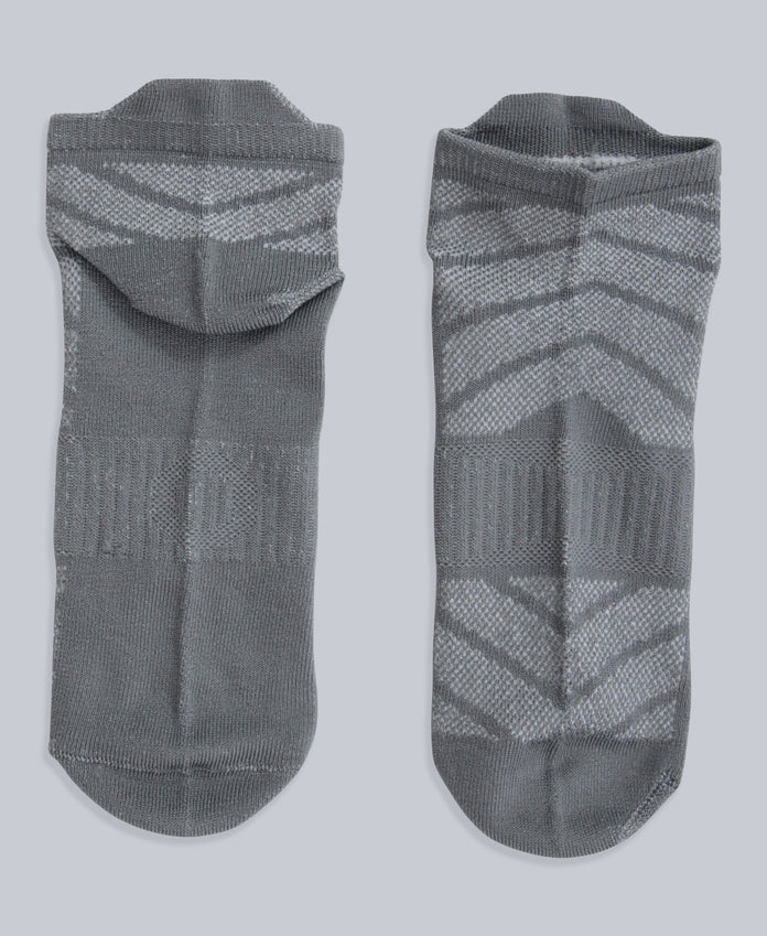 Ocea Womens Lightweight Trainer Socks 3-Pack - Dark Grey