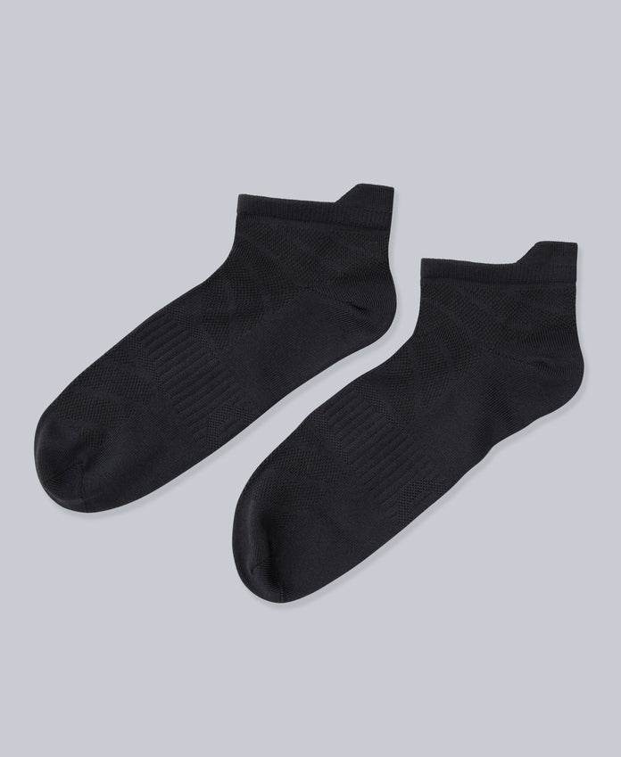 Ocea Womens Lightweight Trainer Socks 3-Pack - Dark Grey