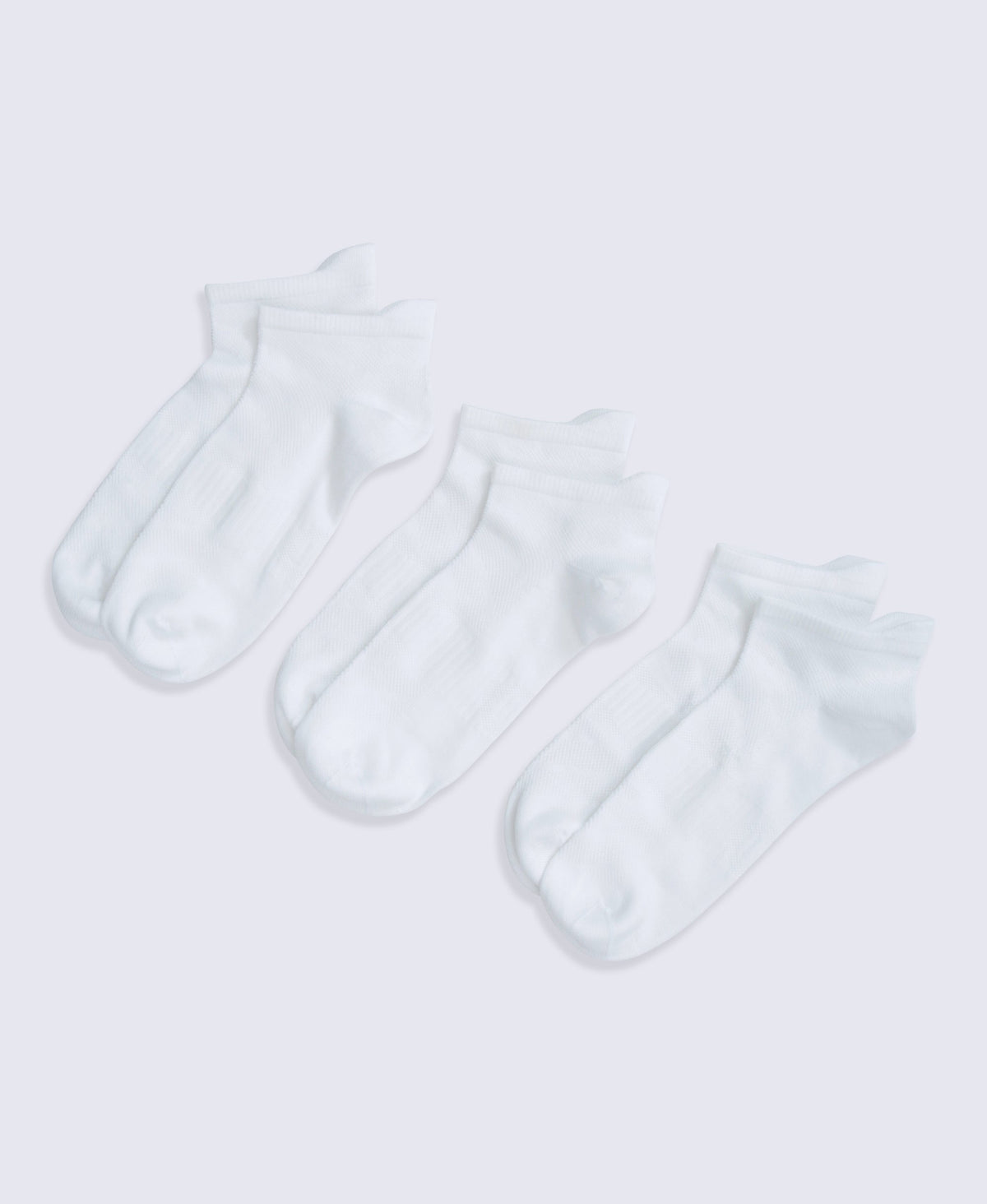 Ocea Womens Lightweight Trainer Socks 3-Pack - White