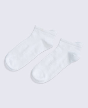 Ocea Womens Lightweight Trainer Socks 3-Pack - White