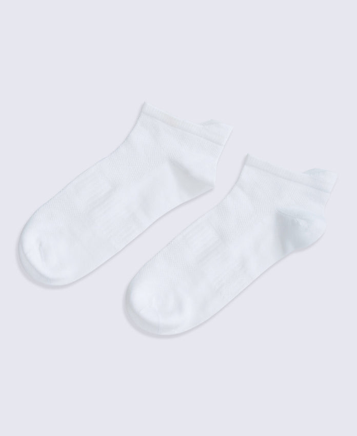 Ocea Womens Lightweight Trainer Socks 3-Pack - White