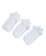 Ocea Womens Lightweight Trainer Socks 3-Pack - White
