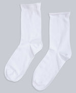 Isla Womens Roll Hem Mid Calf Socks- 3 Packs - Dark Grey
