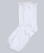 Isla Womens Roll Hem Mid Calf Socks- 3 Packs - Dark Grey