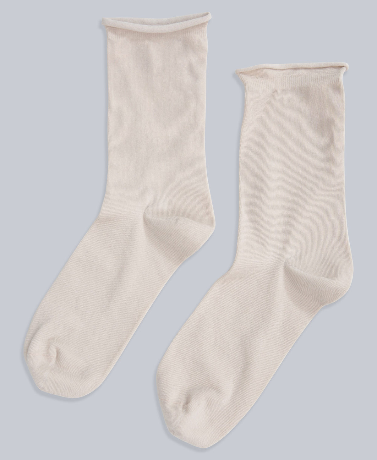 Isla Womens Roll Hem Mid Calf Socks- 3 Packs - Green
