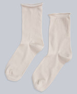 Isla Womens Roll Hem Mid Calf Socks- 3 Packs - Green