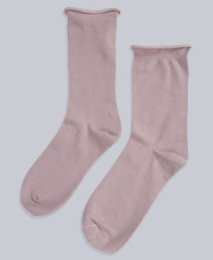 Isla Womens Roll Hem Mid Calf Socks- 3 Packs - Green
