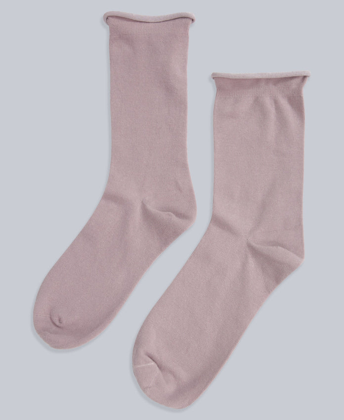 Isla Womens Roll Hem Mid Calf Socks- 3 Packs - Green