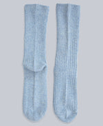 Francis Womens Merino Mid Calf Socks - 2 Pack - Light Blue