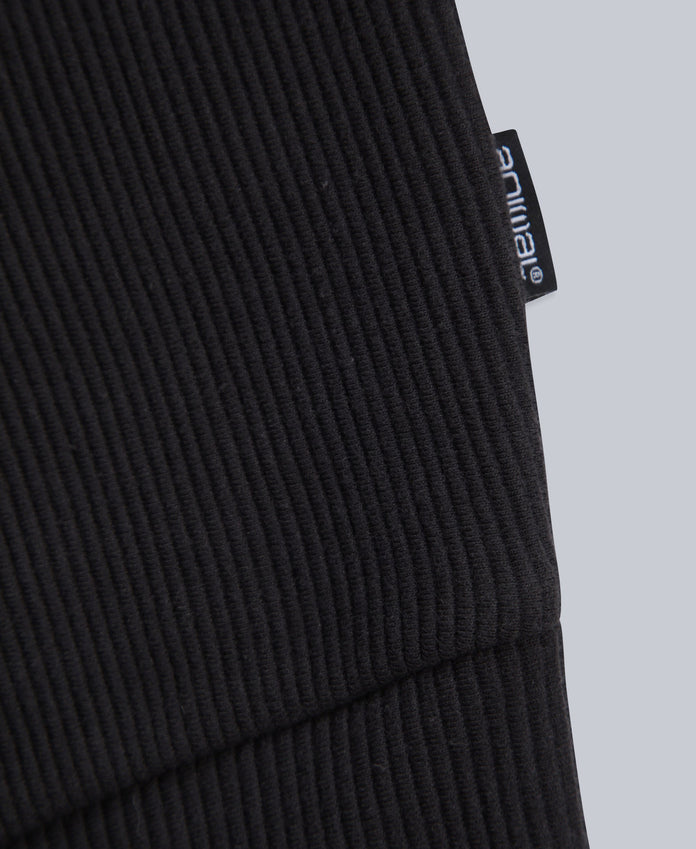 Ottoman Womens Half Zip Sweatshirt - Black