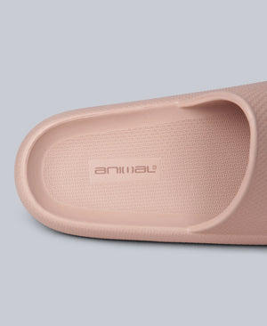 Poolside Womens Sliders - Light Pink
