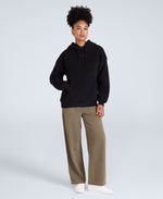 Womens Fleece Hoodie - Black