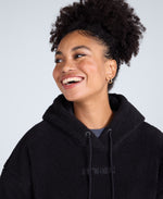 Womens Fleece Hoodie - Black