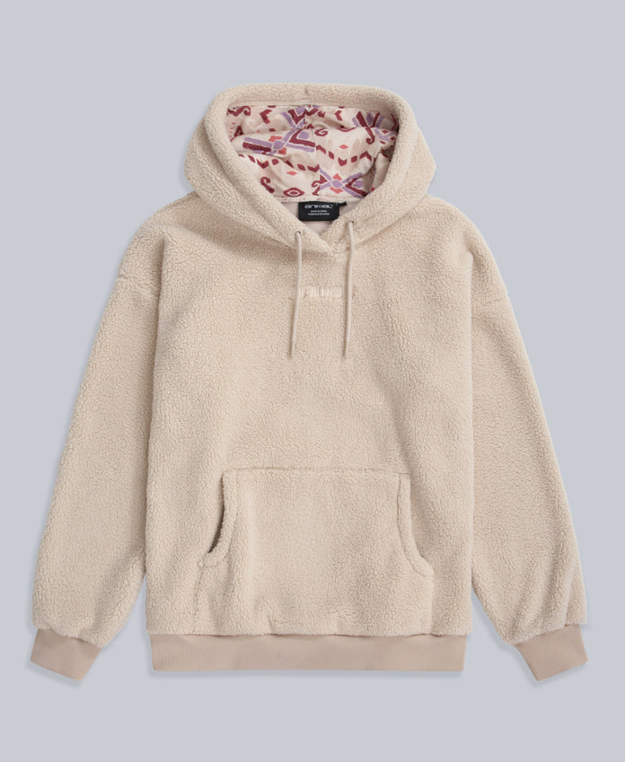 Womens Fleece Hoodie - Off White
