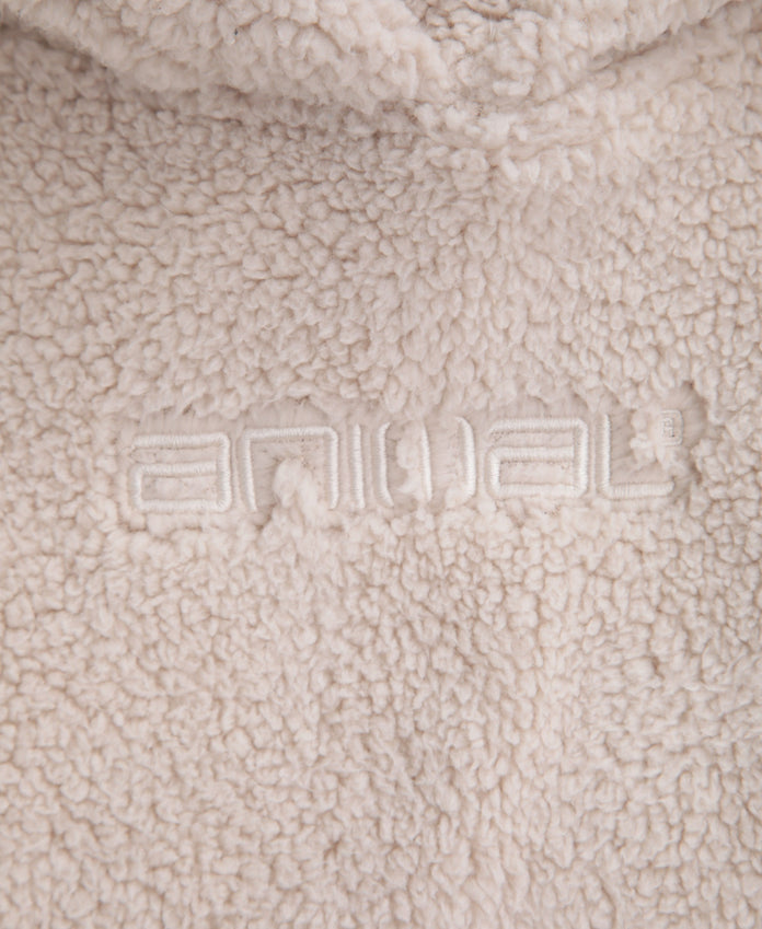 Womens Fleece Hoodie - Off White