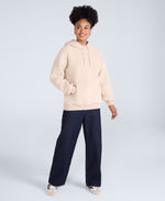 Womens Fleece Hoodie - Off White