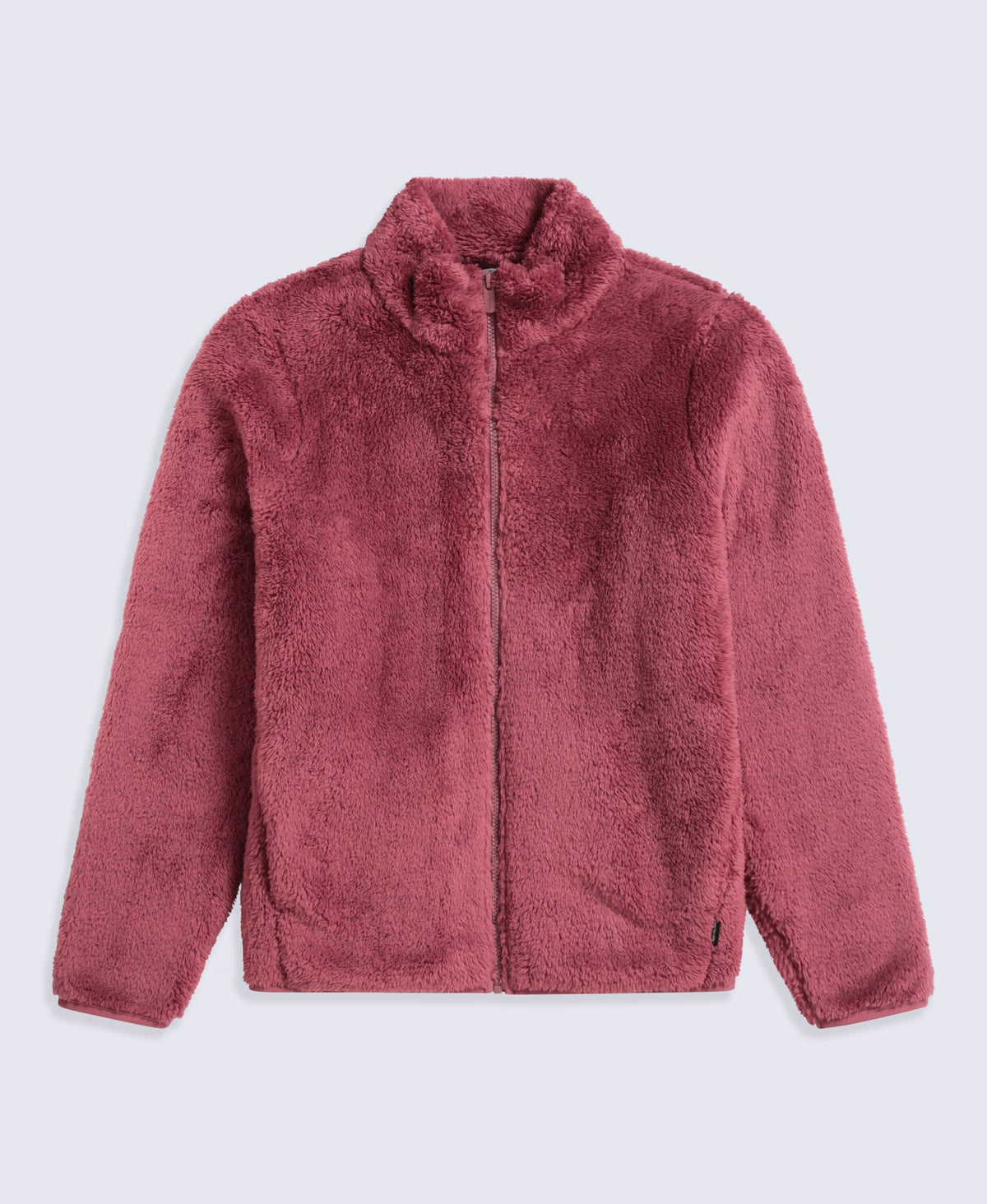 Teddy Womens Full Zip Fleece - Dark Pink