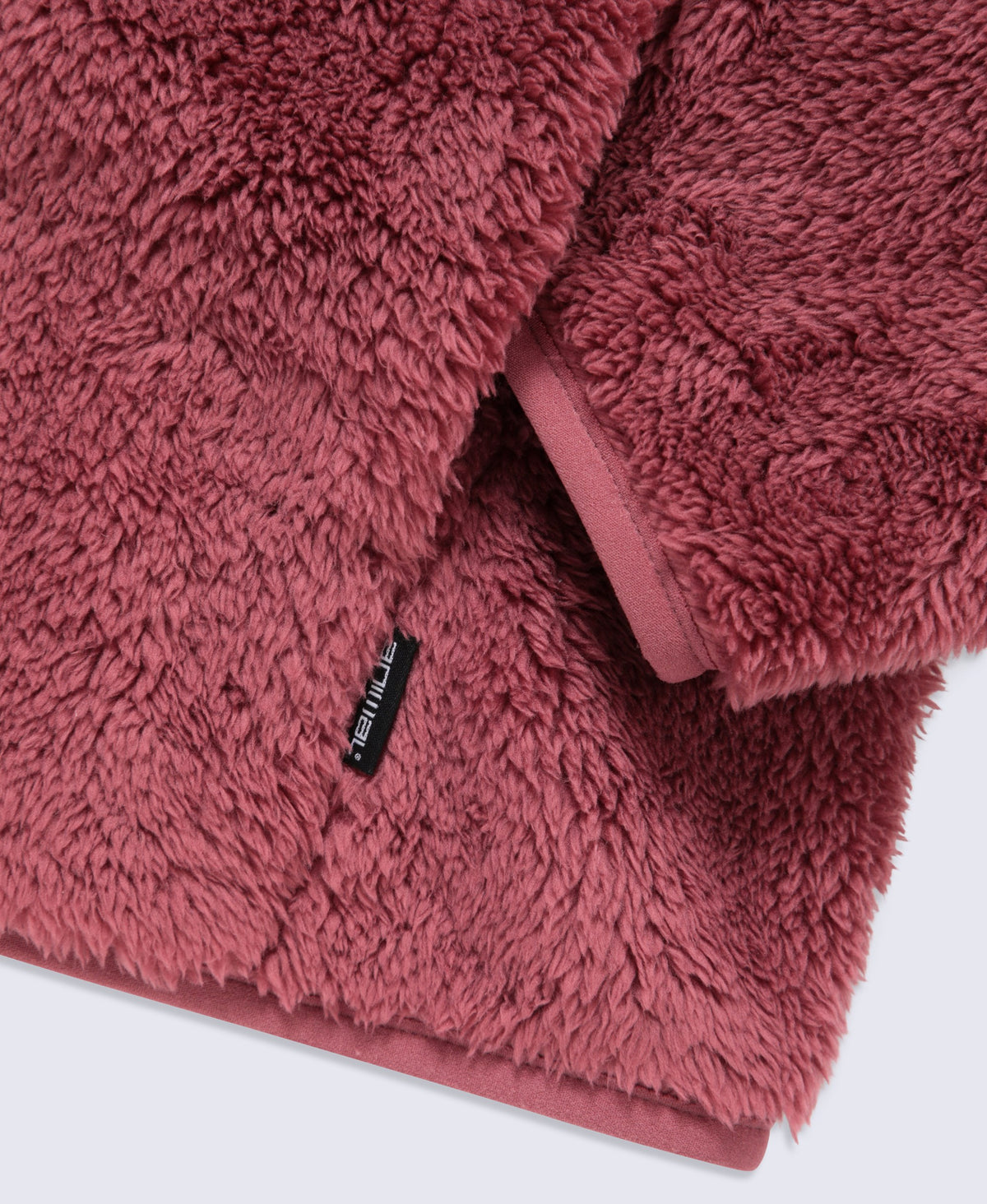 Teddy Womens Full Zip Fleece - Dark Pink