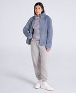 Teddy Womens Full Zip Fleece - Light Purple