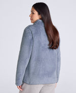 Teddy Womens Full Zip Fleece - Light Purple