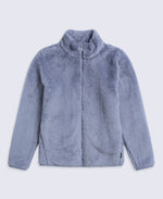 Teddy Womens Full Zip Fleece - Light Purple