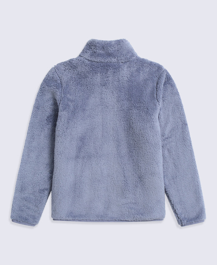 Teddy Womens Full Zip Fleece - Light Purple
