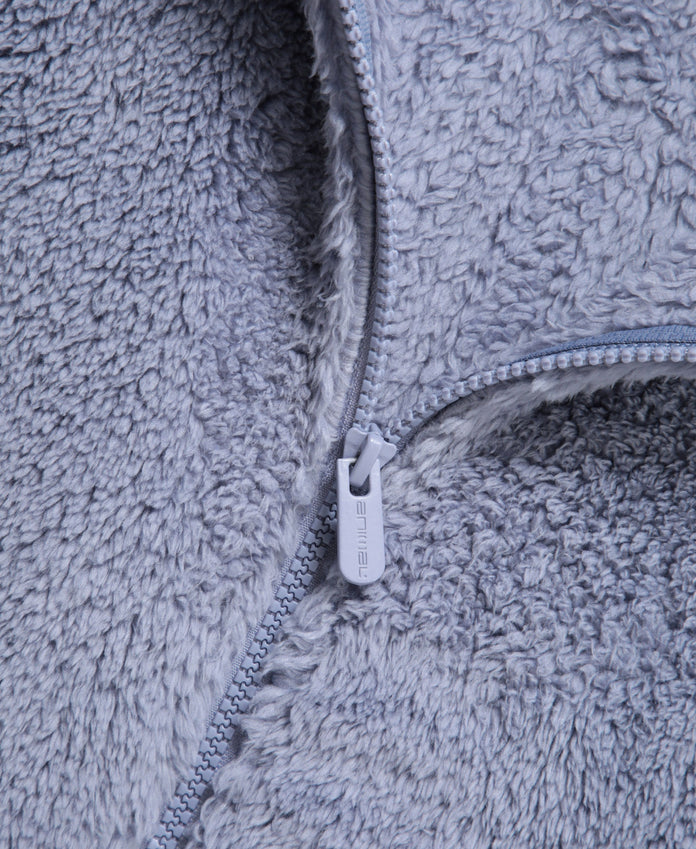 Teddy Womens Full Zip Fleece - Light Purple