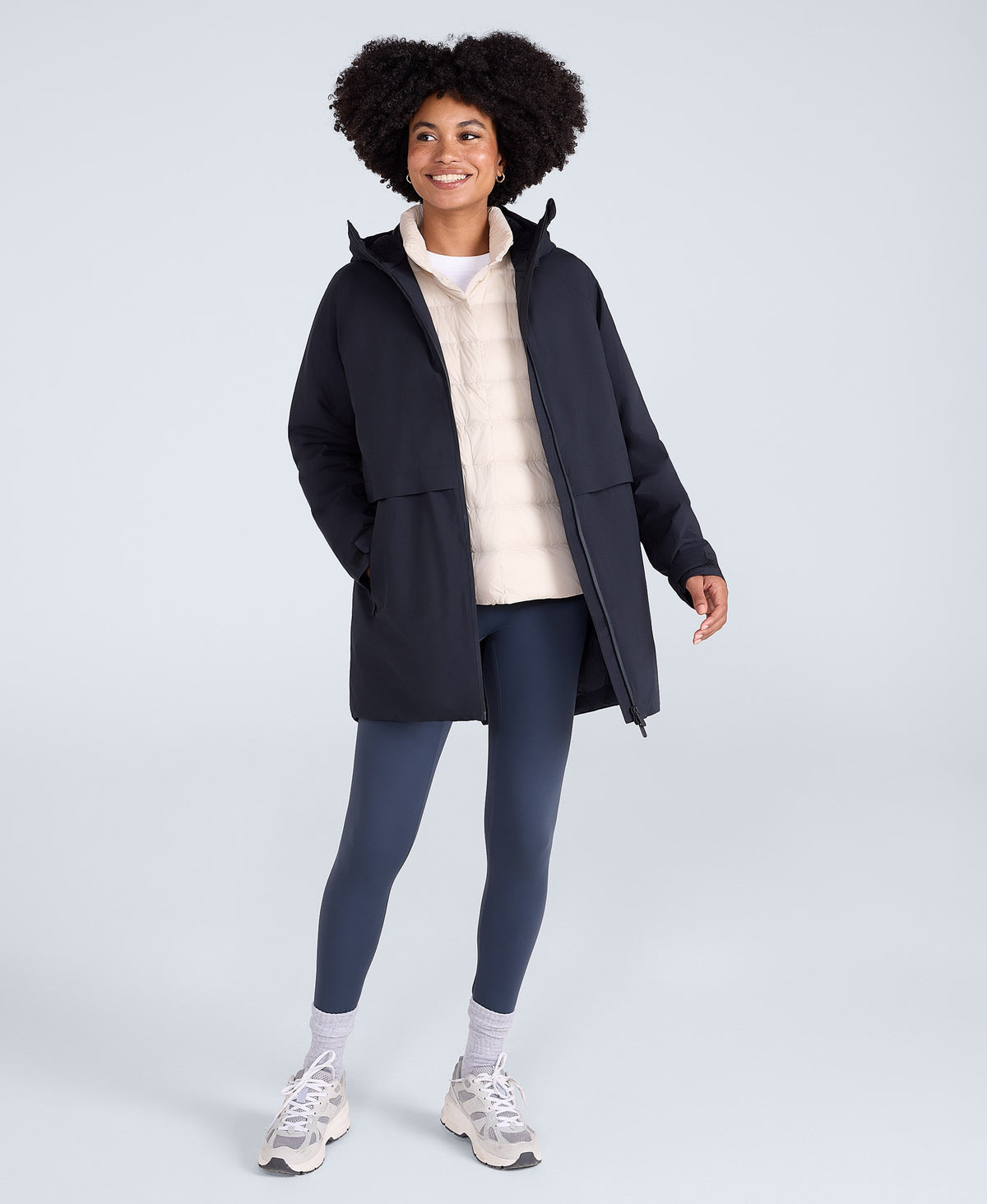 Jackie Waterproof Womens Padded Jacket - Black