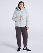 Maeve Womens Puffer Jacket - Pale Green