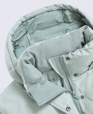 Maeve Womens Puffer Jacket - Pale Green