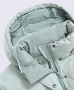 Maeve Womens Puffer Jacket - Pale Green