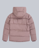 Maeve Womens Puffer Jacket - Taupe