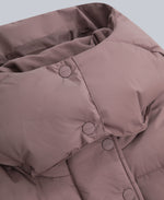 Maeve Womens Puffer Jacket - Taupe