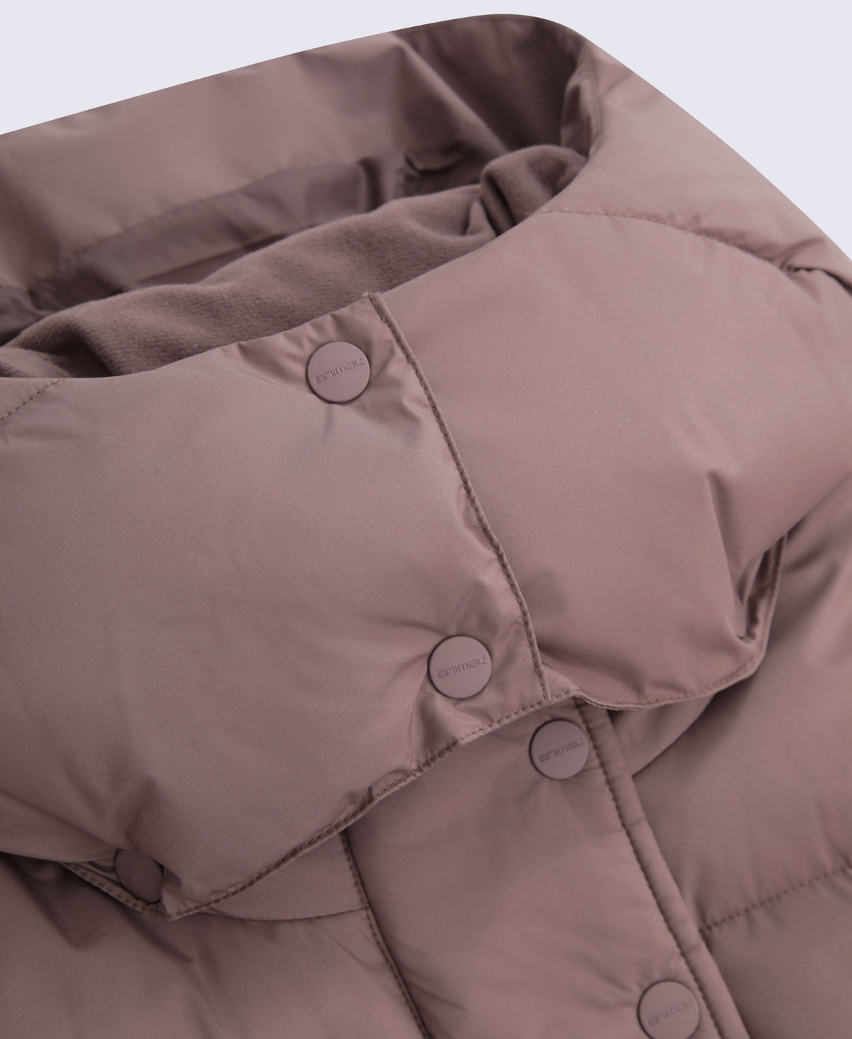 Maeve Womens Puffer Jacket - Taupe